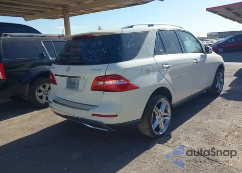 2012 Mercedes-Benz Ml 350 4Matic из США, поврежденный, VIN 4JGDA5HB8CA008536